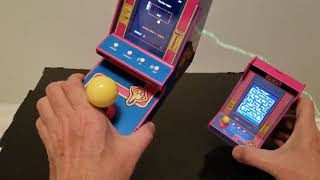 🕹 MY ARCADE MS PAC MAN w/3.5 Screen & Arcade-like stick. 🕹