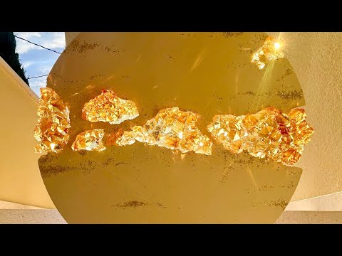 Stunning Eco Resin Crystal Wall Art