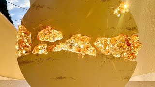 Stunning Eco Resin Crystal Wall Art