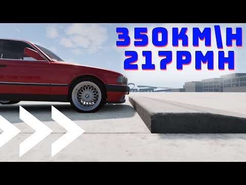 Cars VS Square Speed Bump  BeamNG Drive
