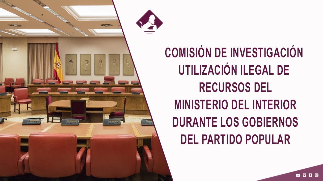 Comisión de Investigación utilización ilegal de recursos del Ministerio del Interior (05/05/2021)