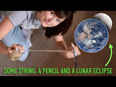 Work out the distance to the Moon with some string and a pencil