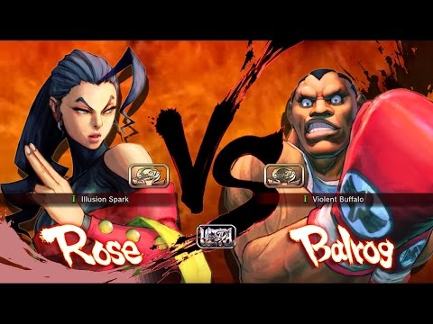 Ultra Street Fighter IV - Rose vs Balrog