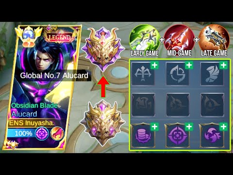 TOP GLOBAL ALUCARD BEST BUILD & EMBLEM SET FOR SOLO RANK | ALUCARD BEST BUILD 2023 ~ MLBB