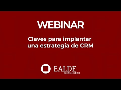 , title : 'Claves para implantar una estrategia de CRM'