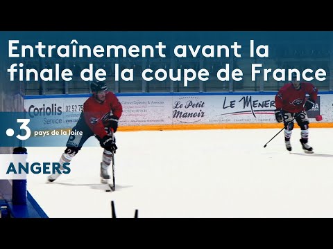 Hockey sur glace : dernier entraînement pour les Ducs d'Angers avant la coupe de France