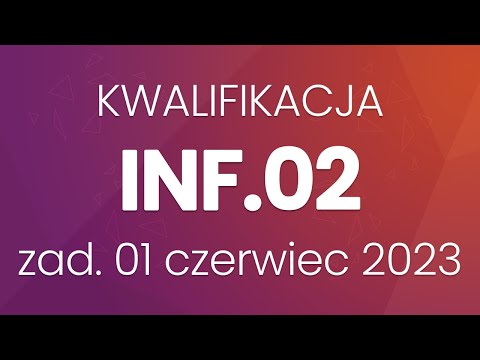 Kwalifikacja INF.02 - zadanie 01 - czerwiec 2023 - serwer Linux bez GUI - część praktyczna