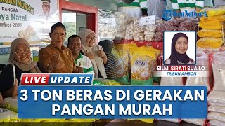 Gerakan Pangan Murah Maluku Tengah Sediakan 3 Ton Beras, Pasang Harga Miring untuk Sambut Natal 2025