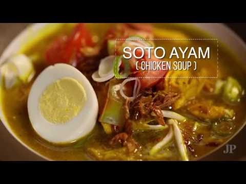 Soto Ayam (Indonesian chicken soup with noodles and aromatics)