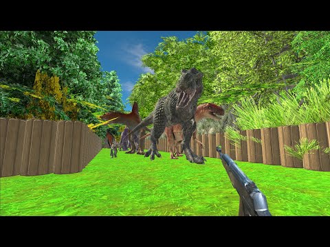 Survive in The Greenland with Dinosaurs. FPS Perspective! Animal Revolt Battle Simulator
