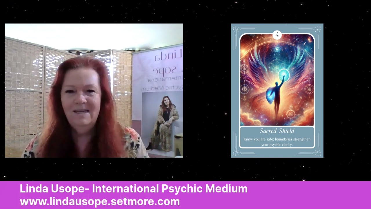 Card 4: Sacred Shield - Linda Usope | International Psychic Medium