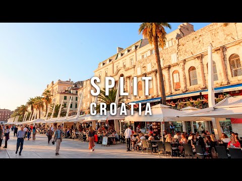 Split Croatia 🇭🇷 Walking Tour | Discover the Heart of the Adriatic 4K