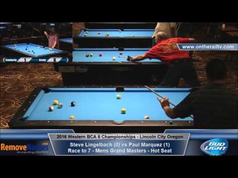 Steve Lingelbach vs Paul Marquez - 2016 WBCA 8 Ball Championships