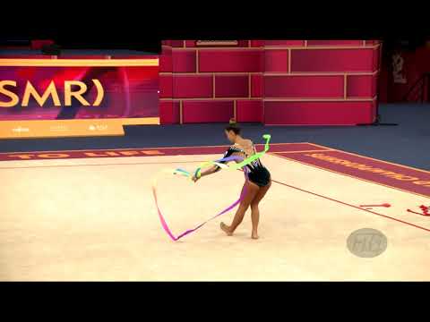 CASTIGLIONI Lucia (SMR) - 2019 Rhythmic Worlds, Baku (AZE) - Qualifications Ribbon