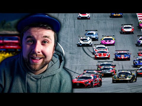 Commentator behind the scenes at the International GT Open at Portimao...