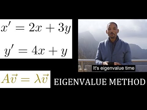 8: Eigenvalue Method for Systems - Dissecting Differential Equations