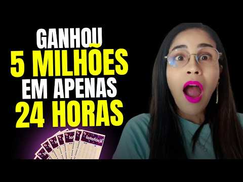 He won 5 million in the Lotofácil lottery 24 hours after that!