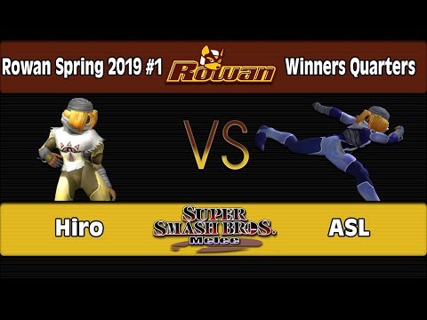 Rowan Spring 2019 #1: Hiro (Sheik) Vs. ASL (Sheik) - WQ