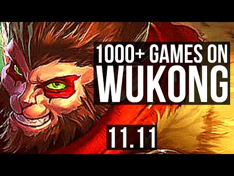 WUKONG vs SHEN (TOP) (DEFEAT) | 2.0M mastery, 6 solo kills, 1000+ games | KR Diamond | v11.11