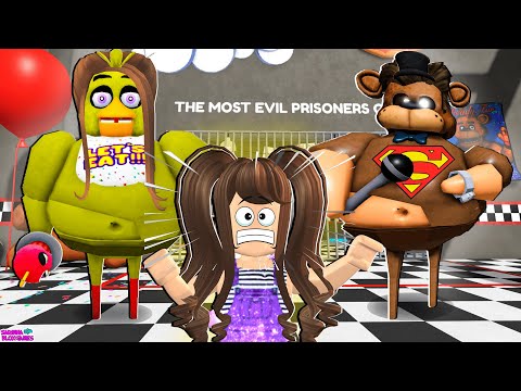 MY PARENTS TURNED INTO FREDDY AND CHICA IN ROBLOX PRISON! 🍕FREDDY BARRY'S PRISON RUN
