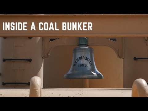 Inside USS Olympia's Coal Bunker
