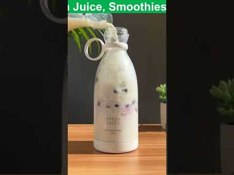 Portable Mini Wireless Charging Blender For Smoothies, Juices