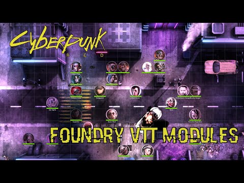 Foundry VTT and Cyberpunk RED Module Examples