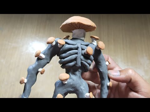 ปั้นดินน้ำมัน SCP-5771 เปรตหัวเห็ด🍄