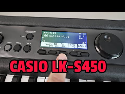 Ultimate Guide to Setup Sounds & Rhythms on Casio LK-S450 Piano Keyboard