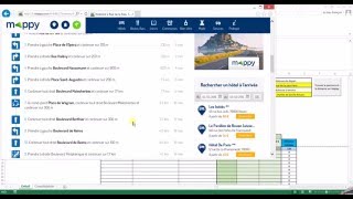 piloter Mappy avec Excel