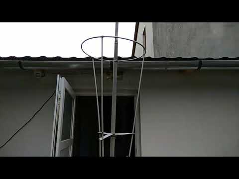 3/4 lambda (Sirio Vector 4000) vs 7/8 lambda (Tagra BT-104) coaxial j-pole antenna size comparison