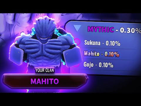 10.000 Robux ausgeben und 0,05 % Leerlaufkonfiguration Mahito in Roblox Kaizen erreichen...