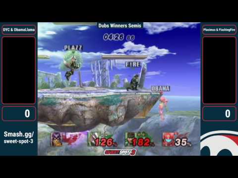 Sweet Spot 3 PM - DYC & ObamaLlama Vs. Plasimus & FlashingFire - Doubles Winners Semis