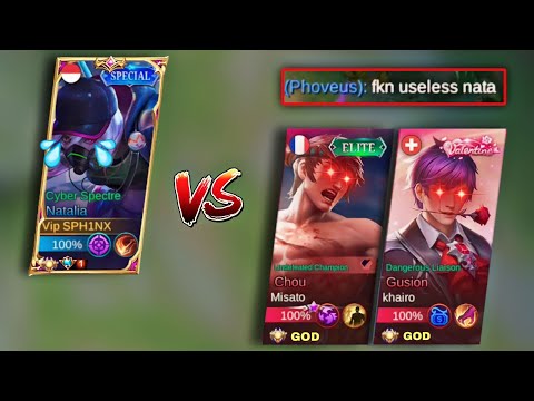 When A Godly Gusion And Chou Destroying My Whole Team But This Happened !!!🔥| - MLBB