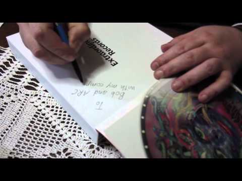 Alessandro Benedetti signs his book