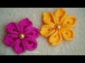 Crochet Flower How To Crochet Flower DIY Easy Crochet Flower