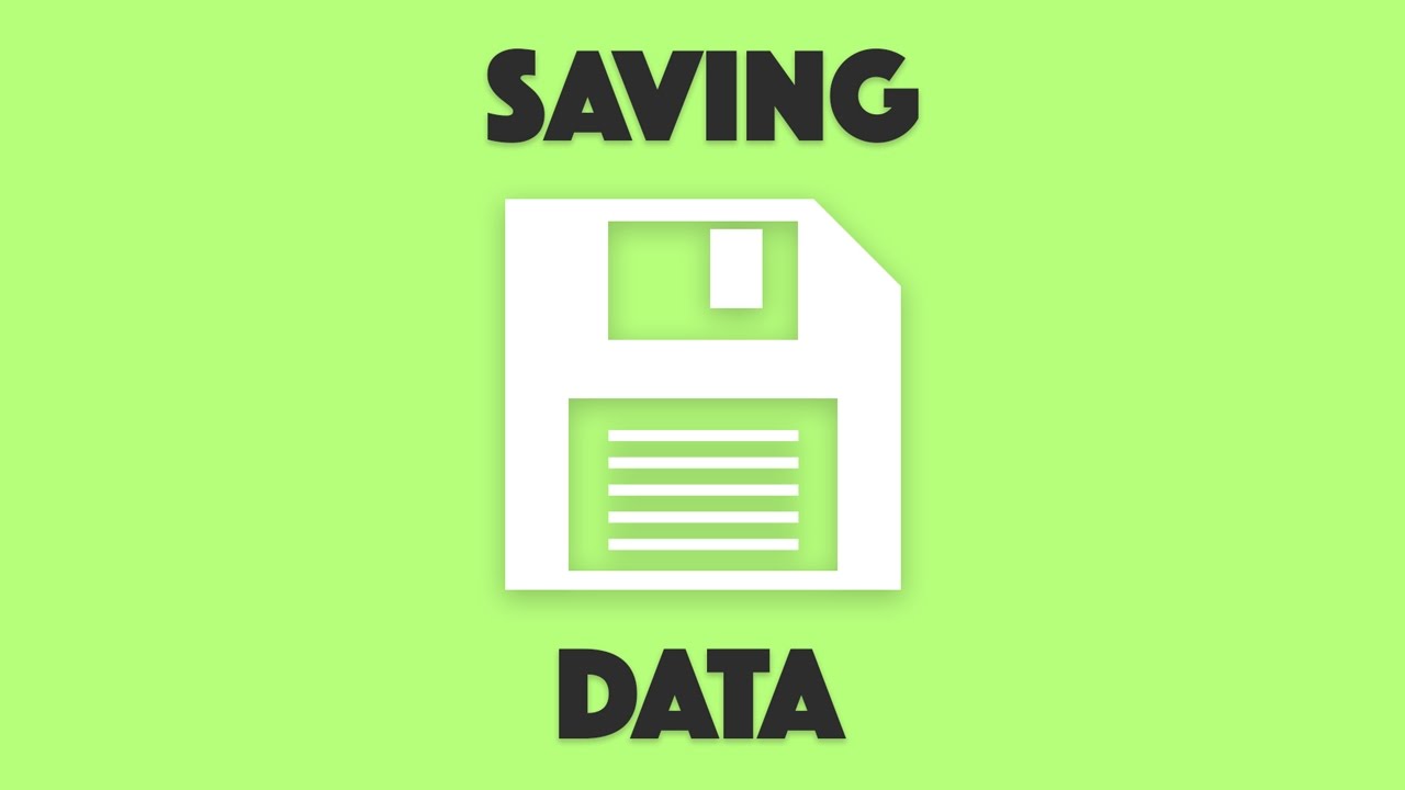 Saving Data in Ionic