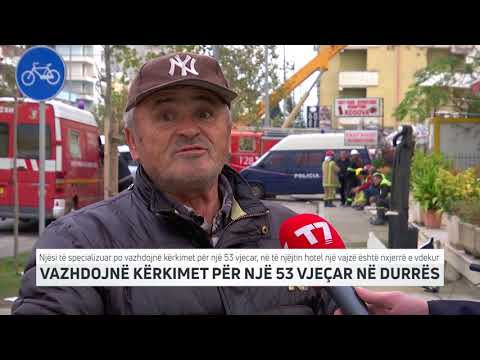 VAZHDOJNË KËRKIMET PËR NJË 53 VJEÇAR NË DURRËS | T7