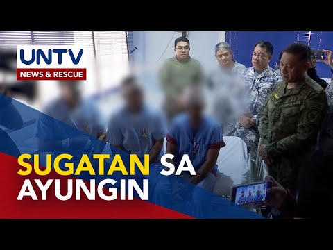 AFP Chief Gen. Brawner, dumalaw sa mga nasugatang sundalo sa RoRe mission sa Ayungin Shoal