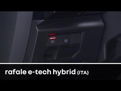 freno di stazionamento elettrico e funzione autohold - Rafale E-Tech full hybrid - Renault