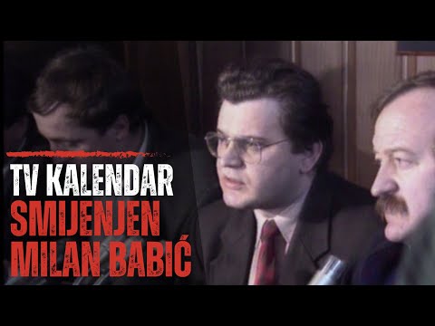 TV kalendar: Smijenjen Milan Babić