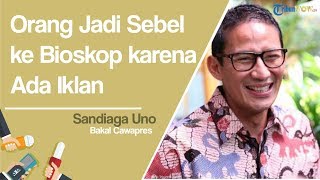 Sandiaga Uno Tidak Mau Berspekulasi Ikut Menilai Iklan Pemerintah Jokowi di Bioskop Benar atau Tidak