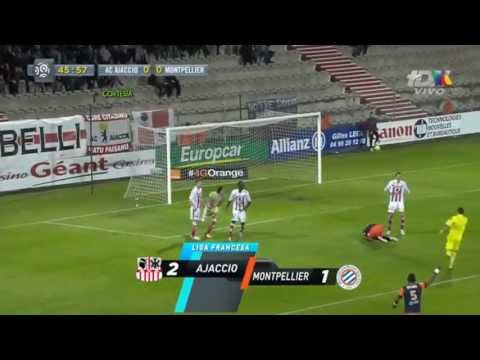 Ajaccio vs Montpellier 2-1 Fecha 34 Ligue 1 [HD] 27/04/2013