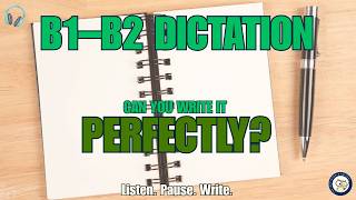 English Dictation Practice B1 B2 | A Weekend Away ✍️ Listening & Writing for ESL Learners