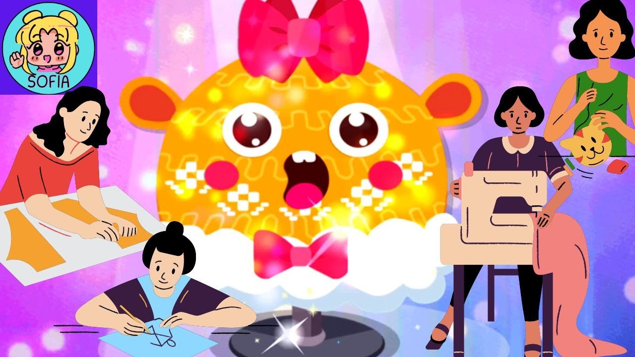 👗VESTIR A LA MODA DE PANDA👗| Sastrería👔 👕 👖hacer vestidos, sombreros y zapatos🌈Juego de PANDA BEBÉ