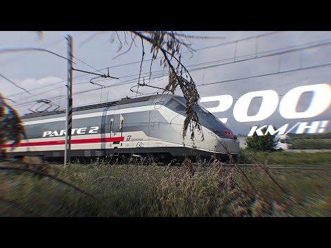 [4K60 - PARTE 2] 200 KM/H: TRANSITI SULLA TIRRENICA RIPRESI DAL CAMPING VILLAGE PAPPASOLE.