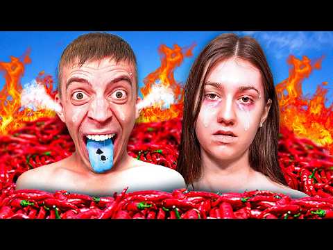 SCHÄRFE WETTESSEN gegen MEINE FREUNDIN eskaliert! 😳 (Krankenhaus)