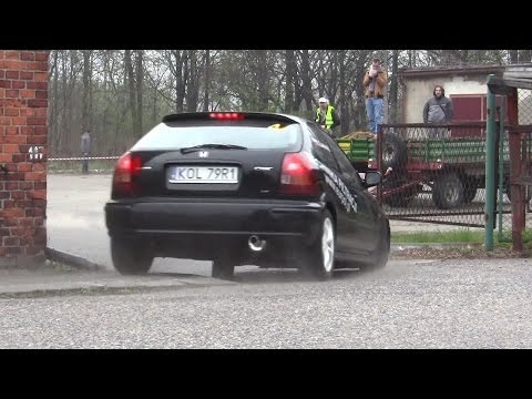 1 Piekarski Rallysprint 2014 - Norbert Gawłowski Radosław Pochopień Honda Civic by OesRecords
