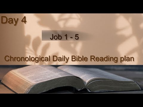 Day 4| Job 1- 5 | Chronological Bible Reading Plan | NIV Audio Bible