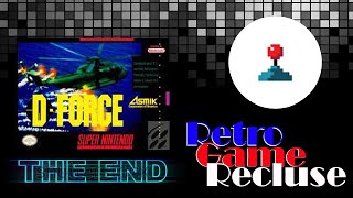 D-Force (1991) Super Nintendo SNES ending [Retro Gaming]